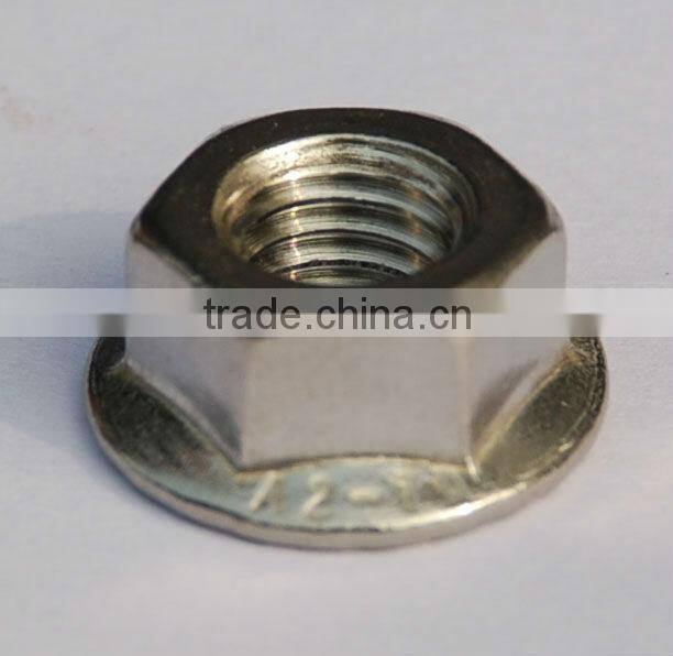 HEXAGON NUTS WITH FLANGE