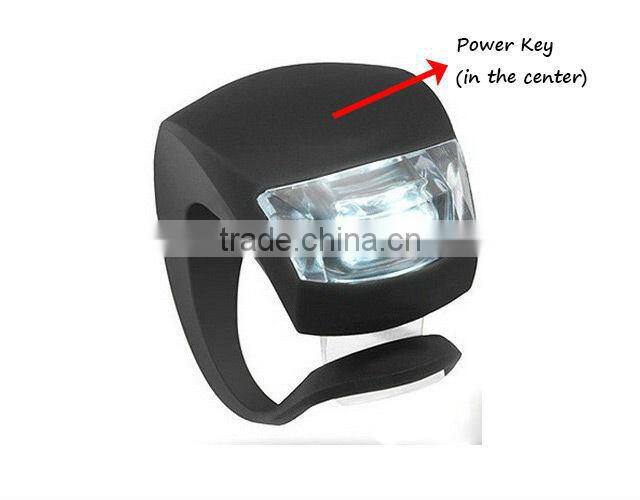 Silicone LED Bike Light Promotional Gift Bike Front Rear Light