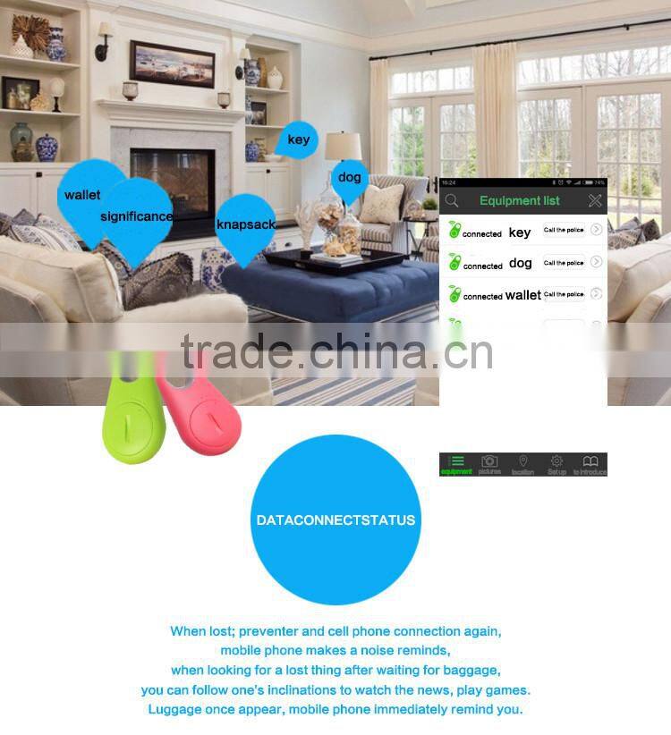 2016 new product Bluetooth Anti Theft Alarm key finder with two way search