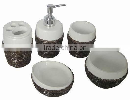 kids resin bath accessories set