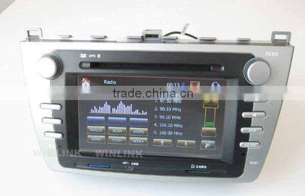 Special For Mazda 6 Car DVD Player With GPS Radio Bluetooth