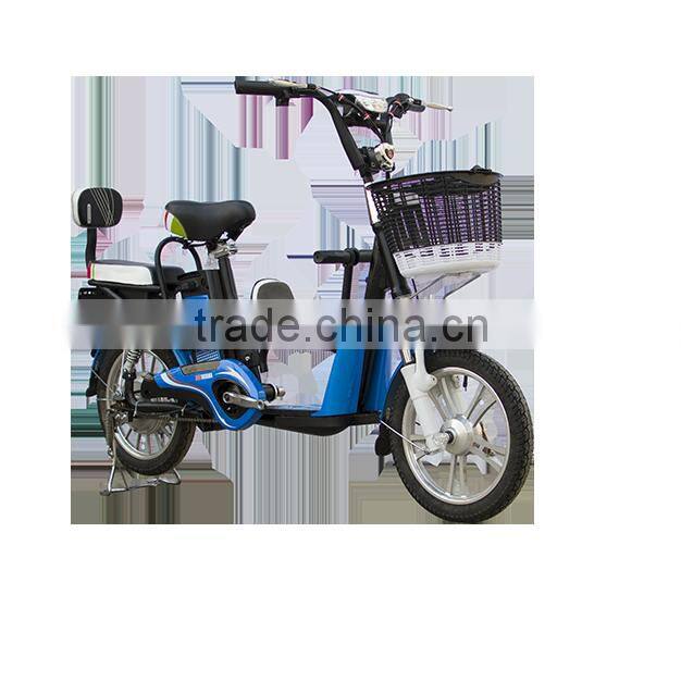 16'' 48V Alloy Lady City Electric Bike Motor with seat for children Electric Scooter