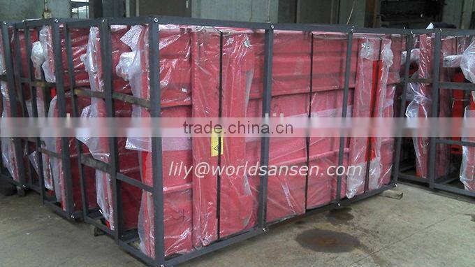 4Wheel Dump trailer with hydraulic power unit,self-dump trailer,single axle trailer