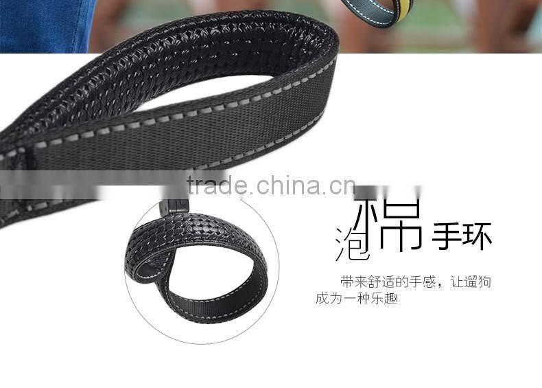 New Promotion Solar charging dog leash USB rechargeable LED lead
