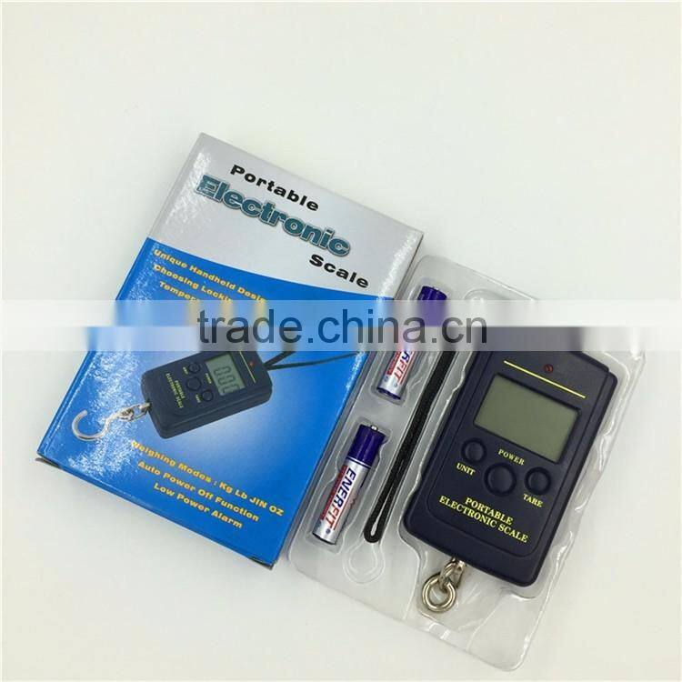 40kg weighing scale for travel & shopping CE ROHS passed with tare function