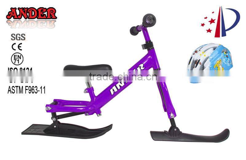 Hot sale winter outdoor Children ski bicycle with knee caps