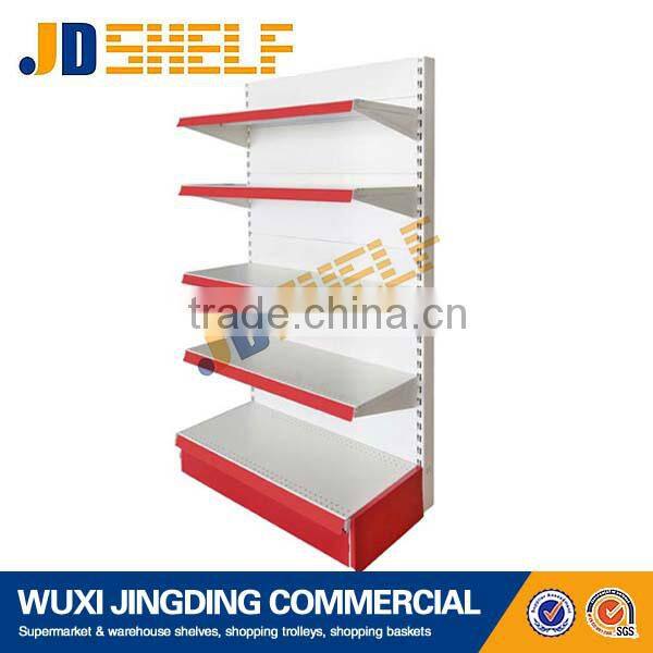 supermarket corner s shape wall shelf