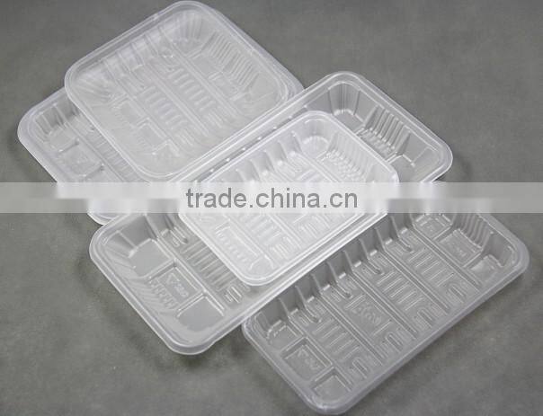 PET material plastic packing tray