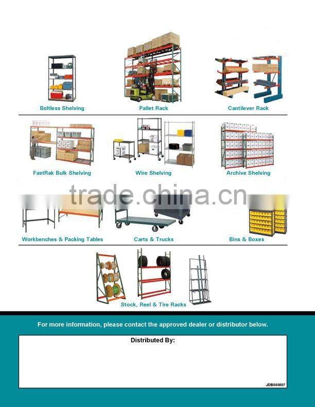 warehouse cantilever storage shelf