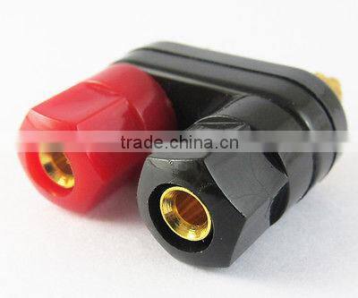 Gold Plated Dual Insulated Speaker terminal Binding Post 4mm Banana Plug