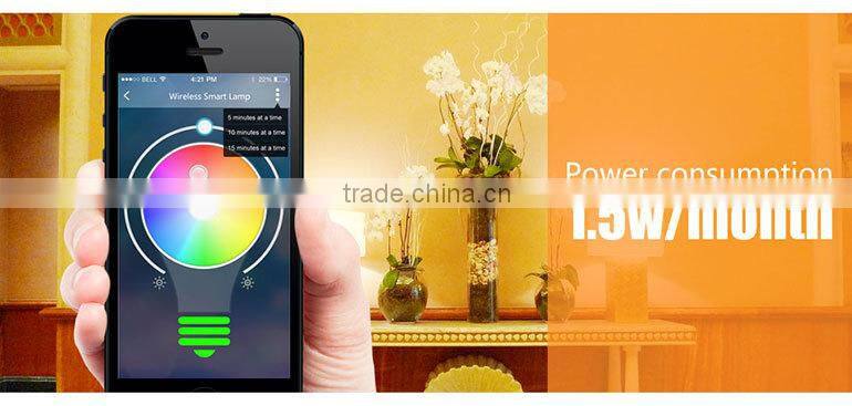 110V-240V 6W E27 WiFi Wireless Energy Saving LED Bulb