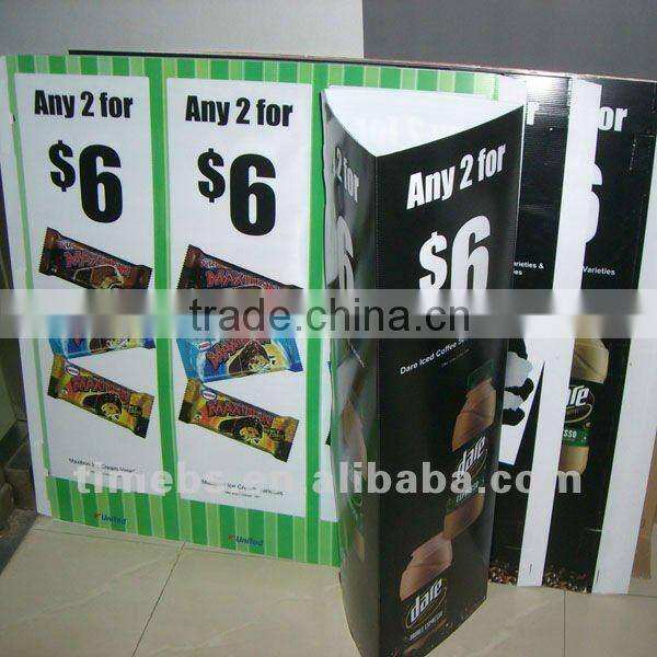 Yellow correx plastic board