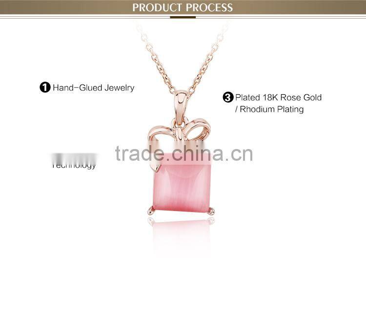 OUXI retail new design fashion 18k gold plated sugar pendant necklace 11400-1