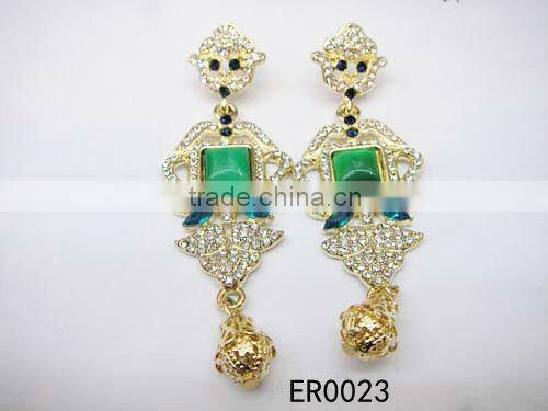 Coin earring designs for women gold earring with competitive price