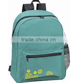 600D PVC Polyester High Quality Waterproof Foldable School Backpack Made in China Xiamen
