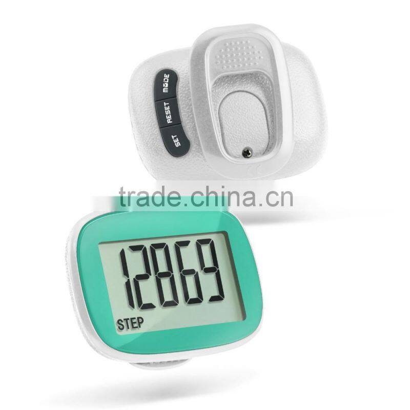 Easy reading quality chip pedometer