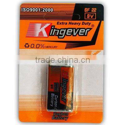 9V Zinc Carbon Battery