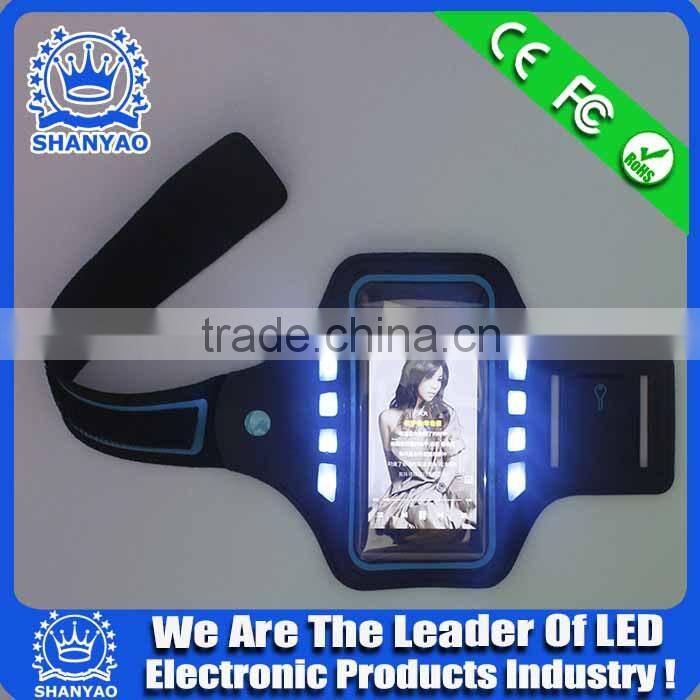 2015 Hot Selling Glowing Mobile Phone Armlet