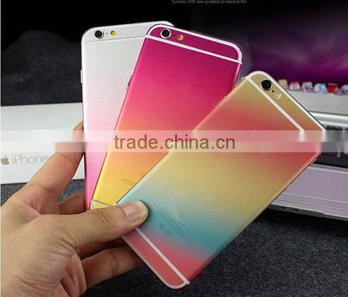 Full Body Glitter Rainbow Sticker Cover Wrap Skin For iPhone 6