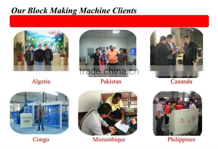 2015 Full automatic interlock brick machine price QT6-15 hydraform brick making machine in south africa