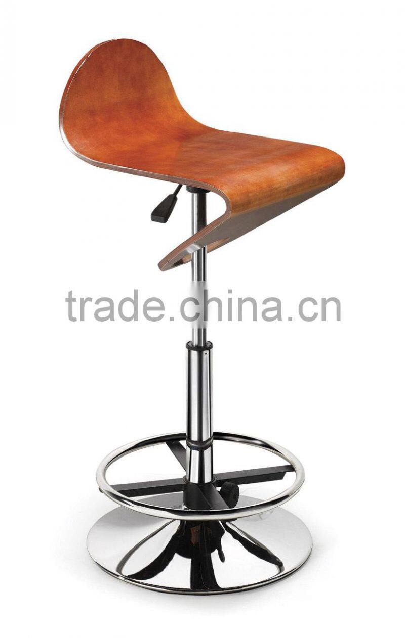 Modern wooden bar stool high chair