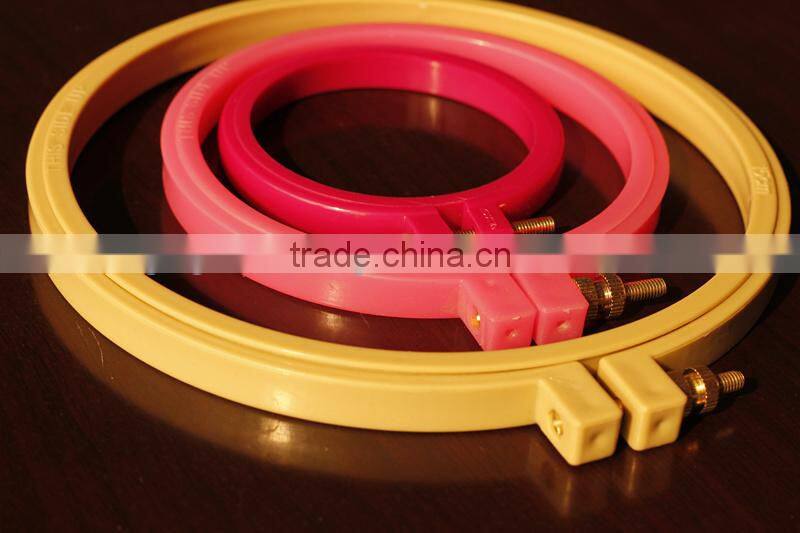 2016 fashion accessory for DIY kit plastic embroidery hoop