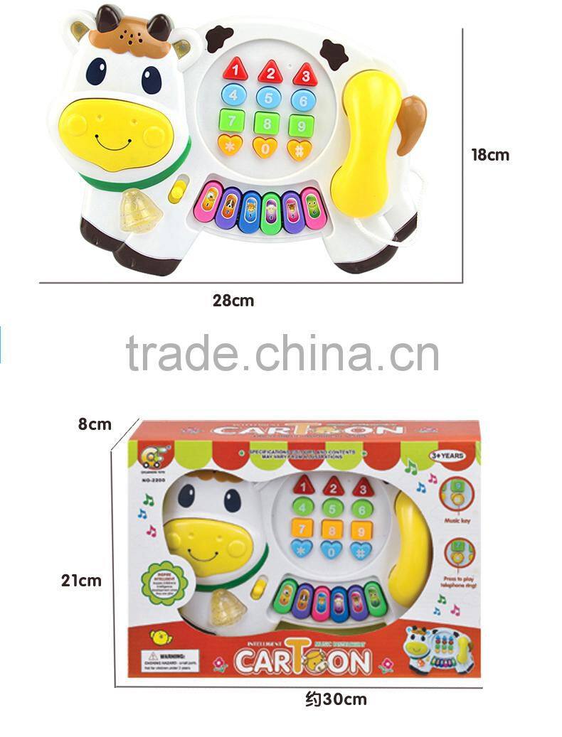 Educational preschool music instrument plastic piano toys for kids