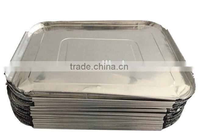 Pure aluminum foil container with aluminum foil cover, good partner, fresh