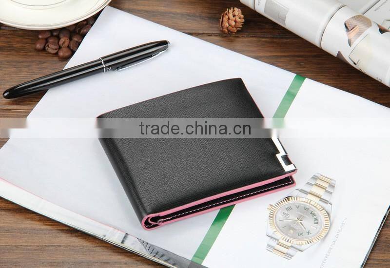 Online shooping high quality money clip leather mens wallet brand baellerry
