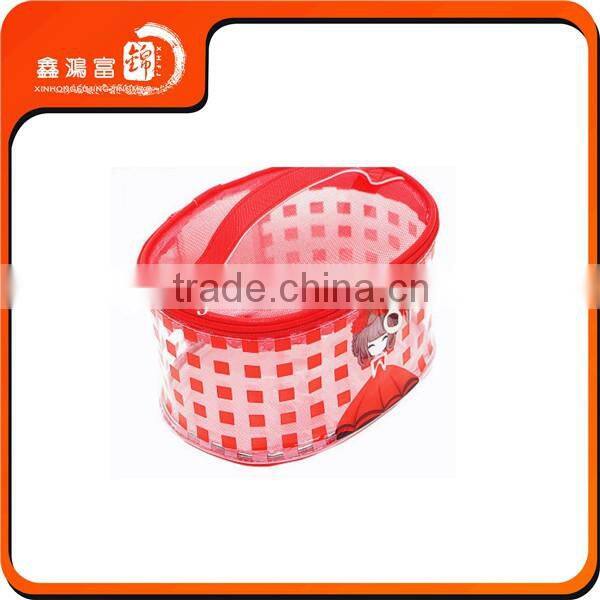 Free sample transparent makeup pvc bag