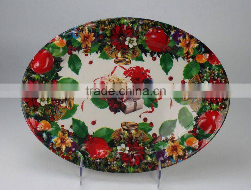 plastic christmas tray