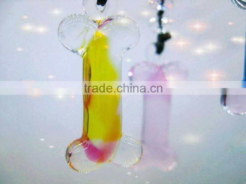 Custom Coloured glaze pendant / Azure stone pendant