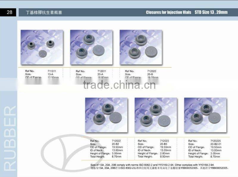 13mm rubber stopper colosure