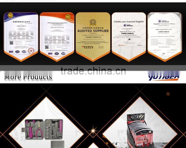 45PCS Tools set computer repair kit cutter hex keys 1/4'' Dr.socket ratchet handle 2'' long adaptor