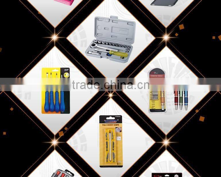 High Quality Plastic Handles CRV Flat Head Screwdriver