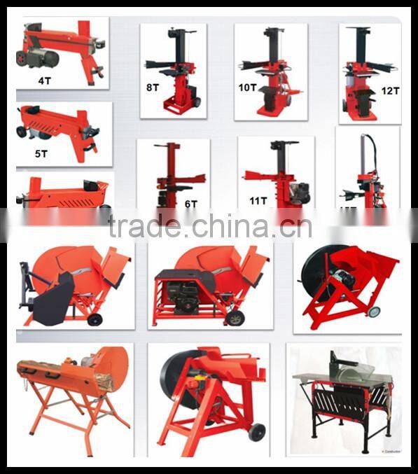 Vertical Log Splitter 8T with turning table for sale, single phase , CE approved