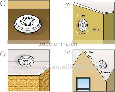 12V Wired Smoke Detector