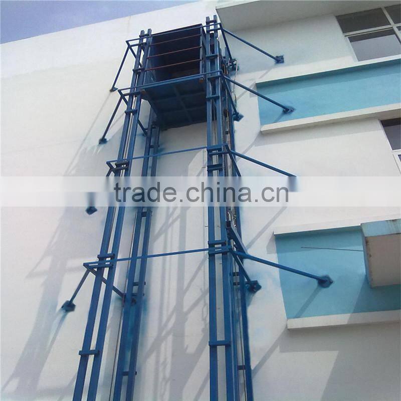 Vertical drywall lift /Hydraulic guide rail lift platform