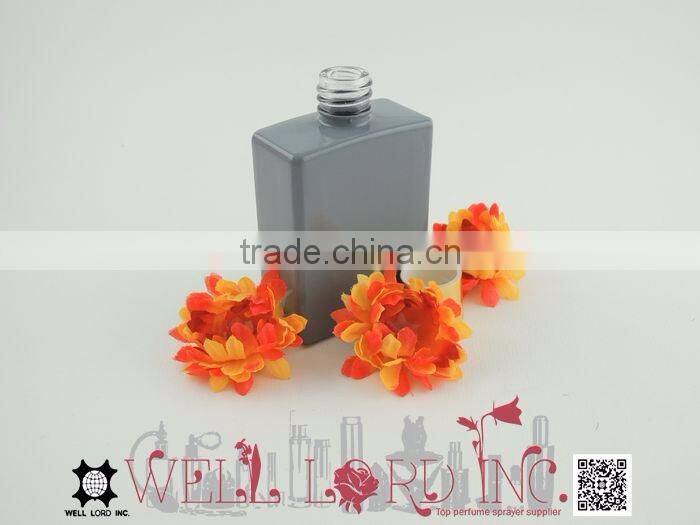 65ml classic golden cap gray screen printing glass bottle