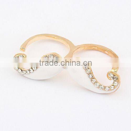 Fashion rings jewelry women moustache ring