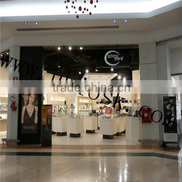 Europe stye glass jewelry store display counter