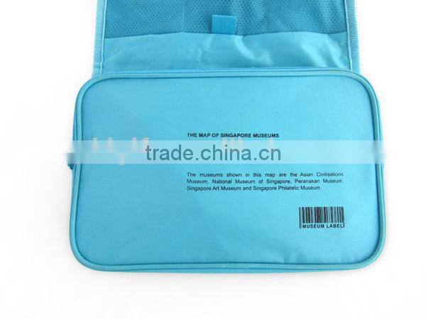 2015 cheap PVC full printing hanging foldable travel toiletry bag