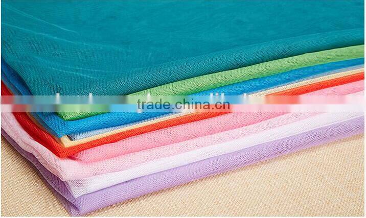 warp knitted tricot mesh fabric in 100% polyester
