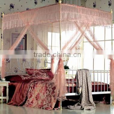 fashional high quality polyester king size double bed mosquito net