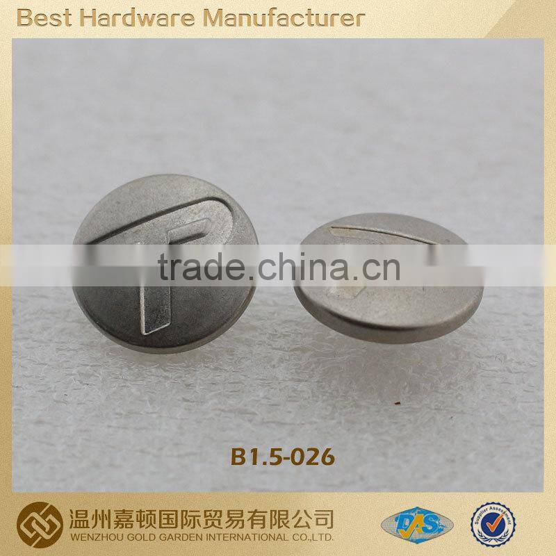 factory wholesale metal buttons for jackets various designs customized