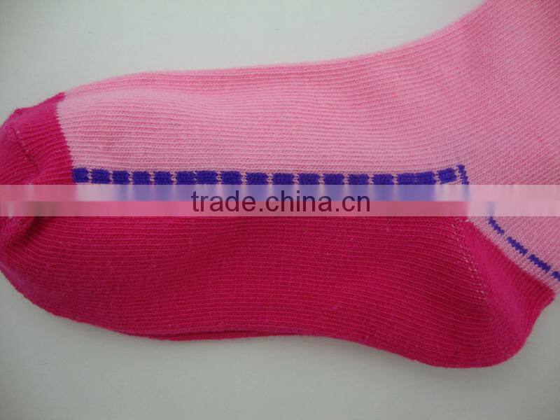 GSB-42 Bulk colorful 100% organic cotton baby girl tube baby socks