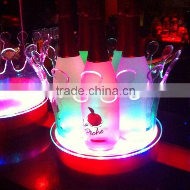 led belvedere vodka bottle acrylic ice bucket cooler