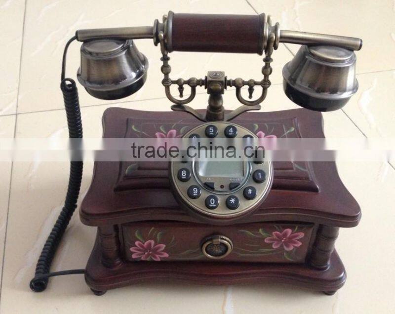 Antique Retro Corded Telephone Decorative Vintage Home Phone For Gift