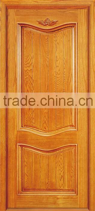 Swing Open Style and Entry Doors Type cheap smooth surface solid wood door