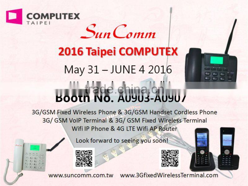 SC-9031-CP Hand-free Speed dial with single sim CDMA Fixed Wireless Phonee corded